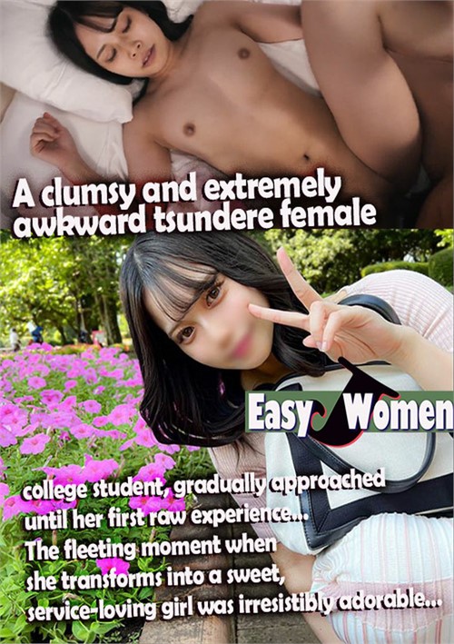 A Clumsy And Extremely Awkward Tsundere Female College Student, Gradually Approached Until Her First Raw Experience… The Fleeting Moment When She Tr